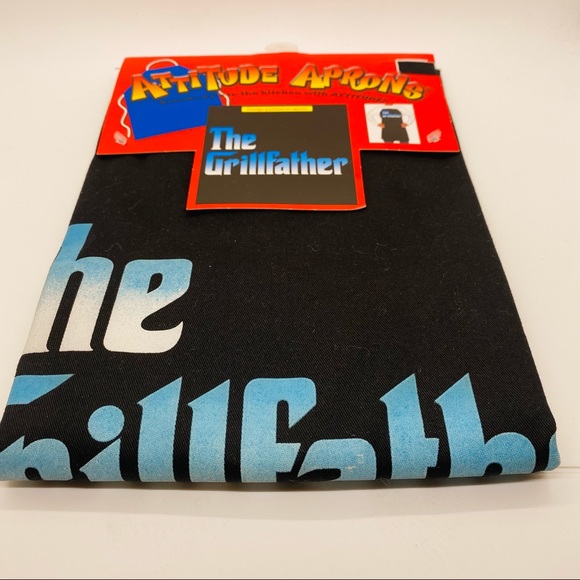 NWT Attitude Aprons The Grillfather Apron - Picture 3 of 8